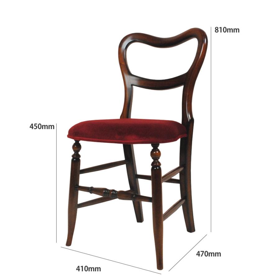 英国アンティークリプロダクト マホガニー バルーンバックチェア　椅子 バルーンバックチェア 英国アンティークリプロダクトマホガニー レッド