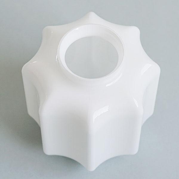 シェードガラスシェード アーロット S ホワイト 推奨灯具：Bタイプ