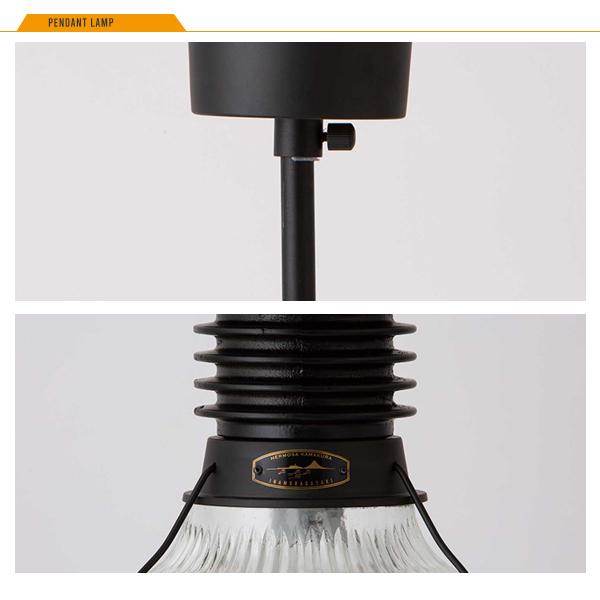 HERMOSA BYRONGLASSSHADE black バイロングラスシェード 1灯 照明 ハモサ ペンダントライト ブラック LED対応 玄関前渡送料無料-OSの画像