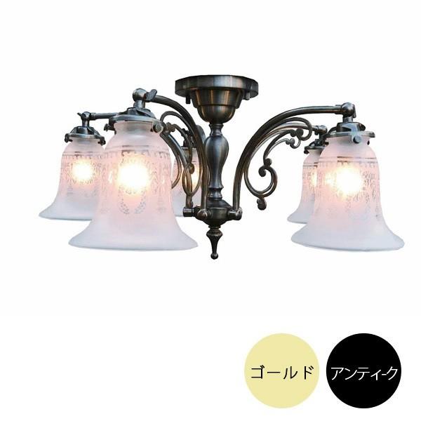 5灯シーリングライトセット シーリングランプ （60Wx5灯） 電球別売 2色展開 147l-cp1205a314
