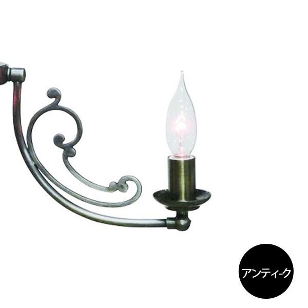 3灯照明灯具 クラシックスタイルシャンデリア（40Wx3灯） 電球別売 2色