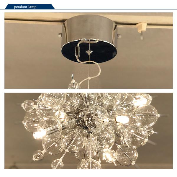 バブルシャンデリア BALLONmini 6灯 SILVER 照明 ペンダントライト