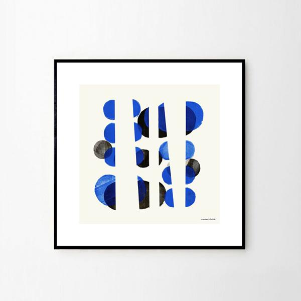 The Poster Club アートポスター 50×50cm 北欧 Bleu a Part 01