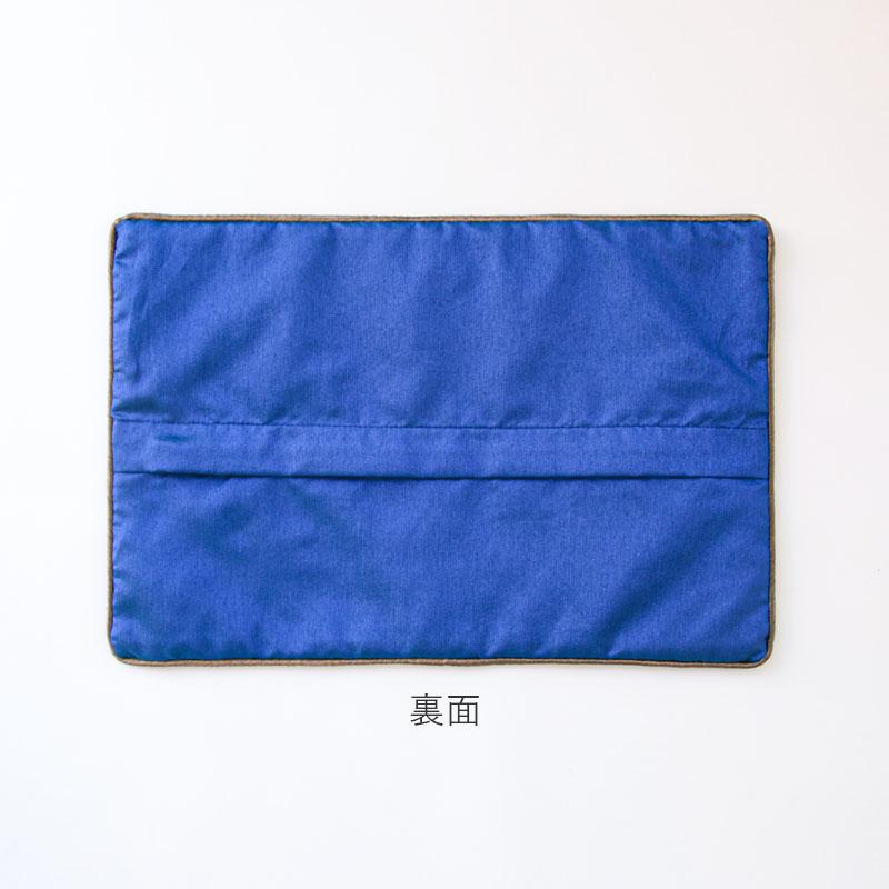 La deco ラ・デコ ビーズ 刺繍デザインクッションカバー アップリケザリ 30cm×45cm フレンチ雑貨 リビング雑貨の画像