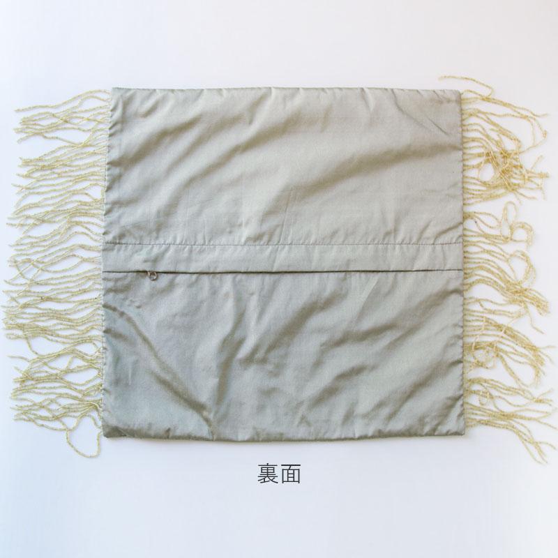La deco ラ・デコ ビーズ 刺繍デザインクッションカバー 45cm×45cm フレンチ雑貨 リビング雑貨の画像