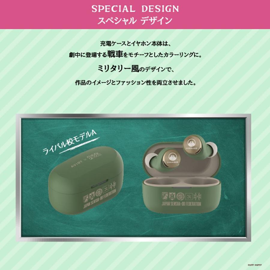 AVIOT ガルパン コラボワイヤレスイヤホン TE-D01v-GP ガールズ＆パンツァー コラボモデル