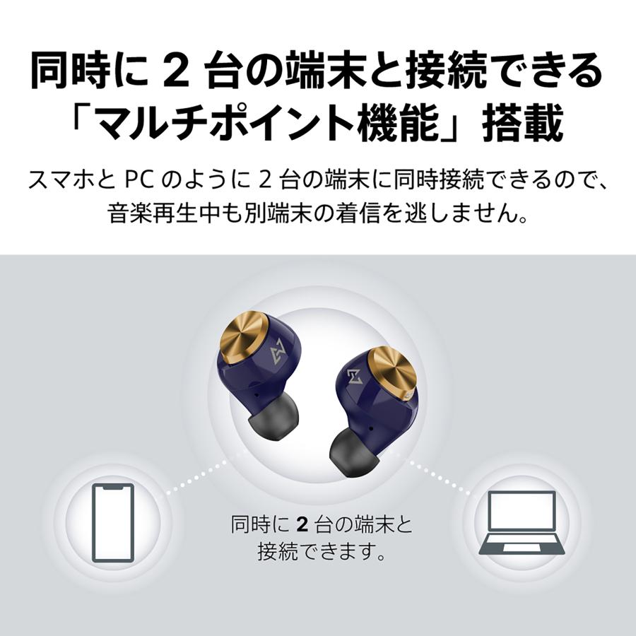 AVIOT TE-D01v ブラック ワイヤレスイヤホン ノイズキャンセリング AVIOT、ノイキャン性能を高めたコンパクトな完全ワイヤレス