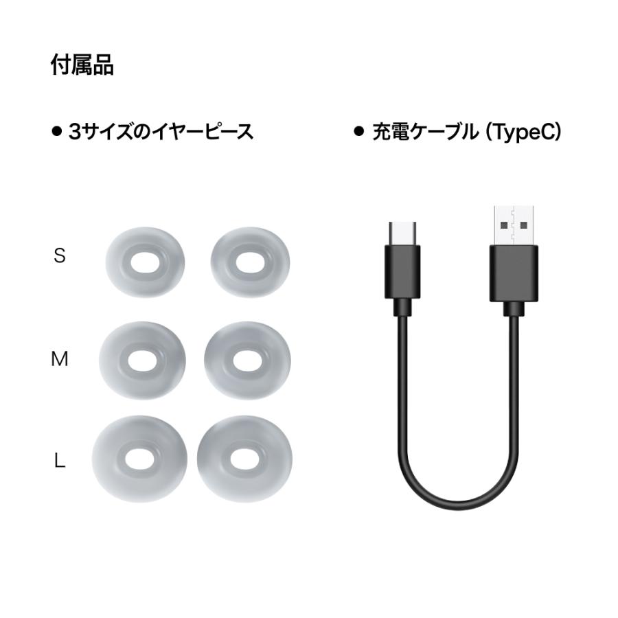 AVIOT TE-J1 ワイヤレスイヤホン ハイブリッドノイズキャンセリング ANC ハイブリッドドライバー 高音質 ハイレゾ対応 LDAC対応｜mobileselect｜16