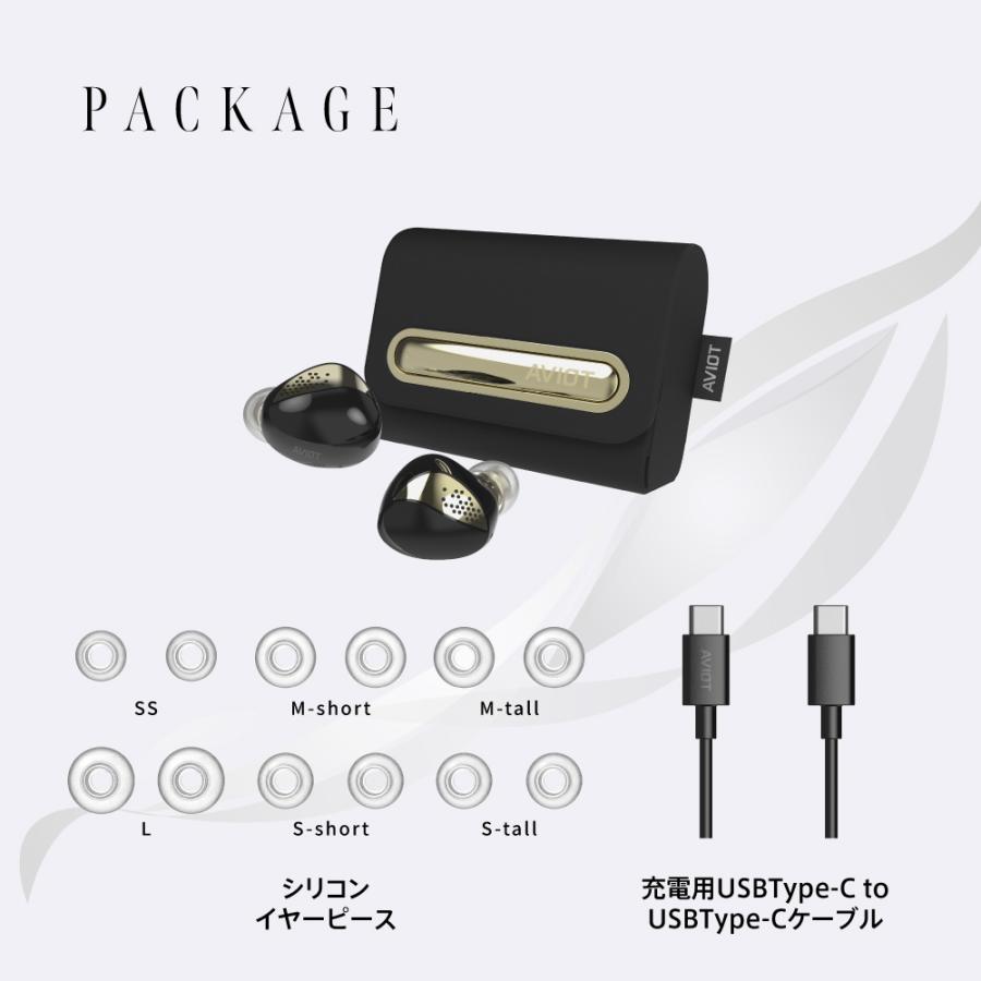 AVIOT TE-J2 HYDE氏CM出演モデル ワイヤレスイヤホン ノイズ