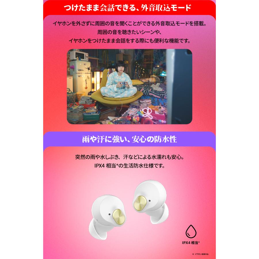 AVIOT TE-Q3 ノイズキャンセリング ワイヤレス イヤホン