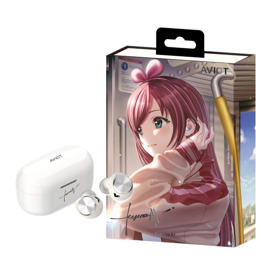 極美品　希少　キズナアイ×AVIOT  イヤホン　リミテッドバージョン AVIOT AVIOT TE-V1R-KZN KizunaAI キズナアイ コラボ ワイヤレス