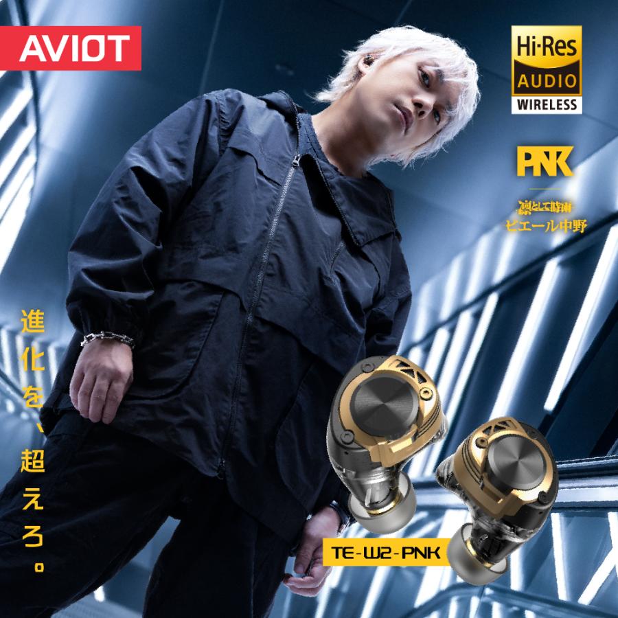 AVIOT AVIOT TE-W2-PNK ピヤホン アダプティブハイブリッドノイズ