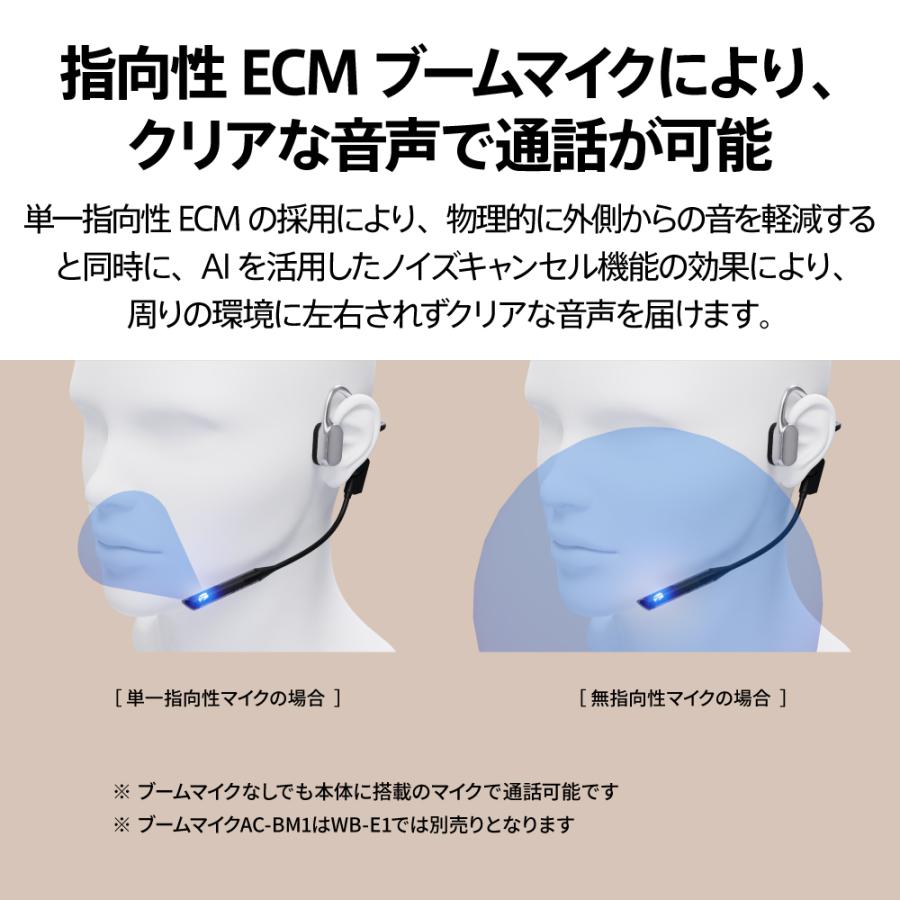 AVIOT WB-E1M 指向性ECMブームマイク付き 骨伝導 イヤホン AVIOT WB-E1M 指向性ECMブームマイク付き 骨伝導 イヤホン