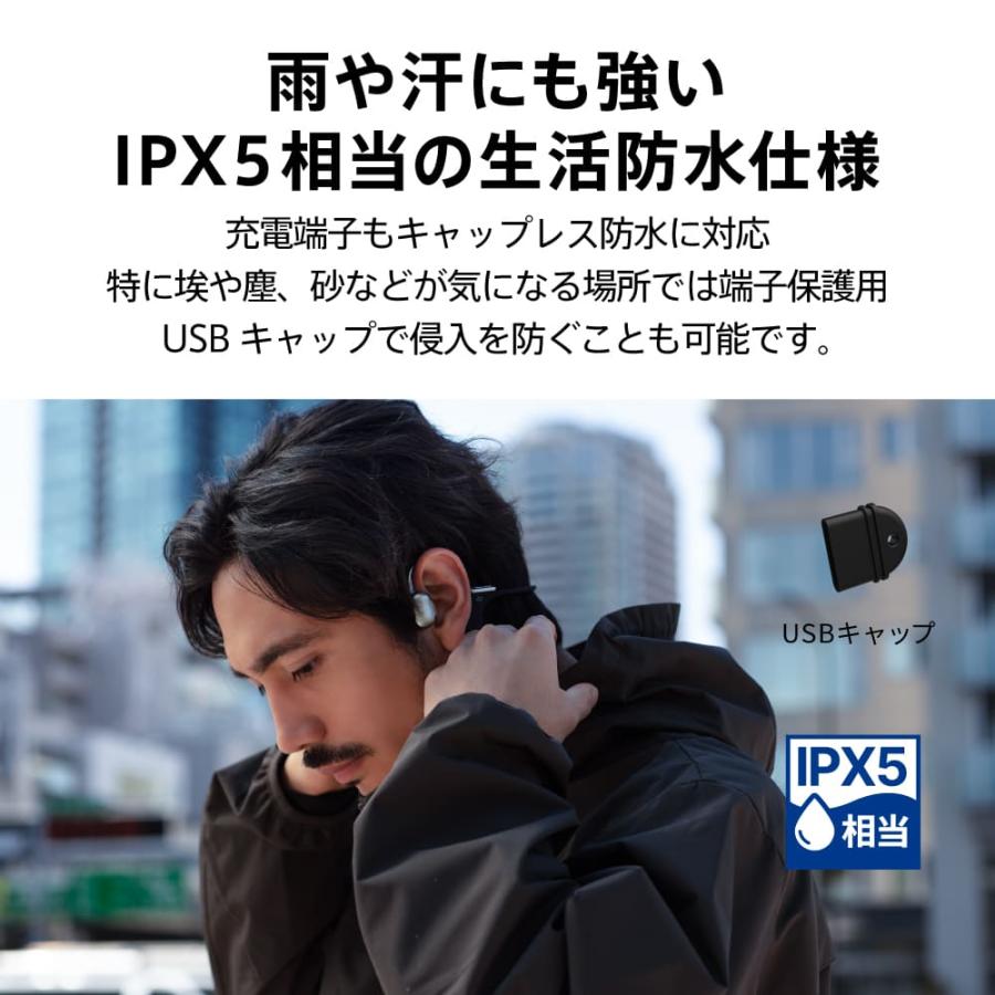 AVIOT WB-E1M 指向性ECMブームマイク付き 骨伝導 イヤホン