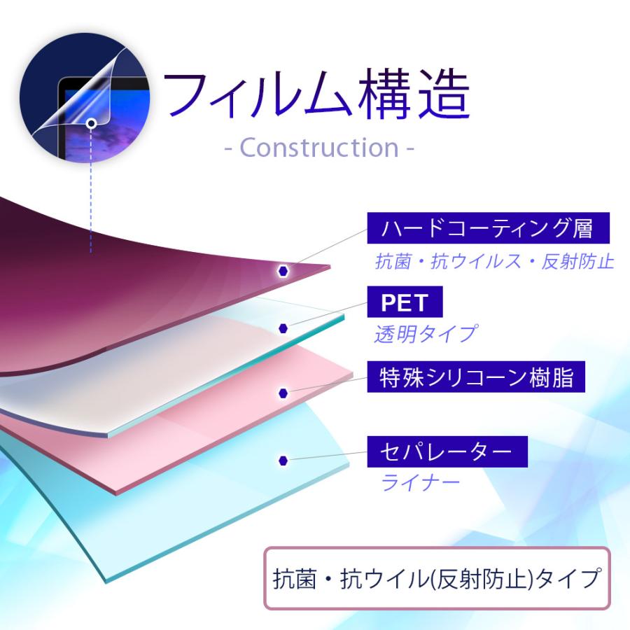 【液晶部分】トヨタ カローラクロス ９インチ ２０２２〜 用 抗菌 抗ウイルス 反射防止 液晶保護フィルム ポスト投函は送料無料｜mobilewin｜09