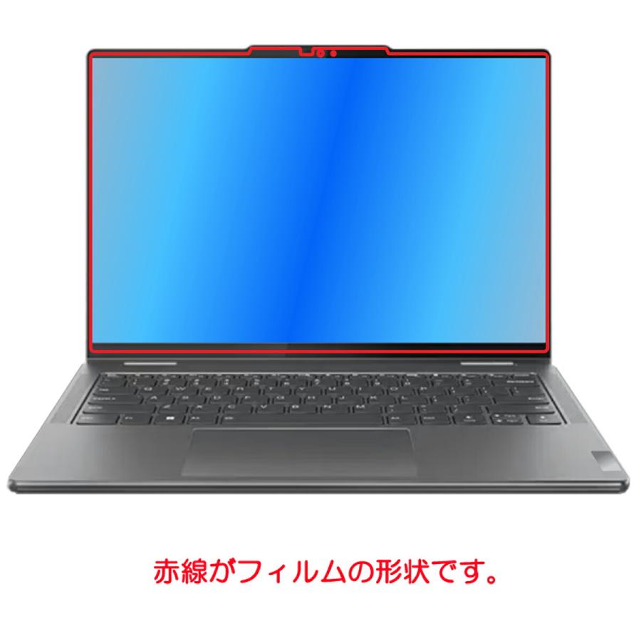 Lenovo Yoga 7 2-in-1 Gen 9 / Yoga 7i 2-in-1 Gen 9 (14型) 用 N35 4wayのぞき見防止 画面に貼る液晶保護フィルム ポスト投函は送料無料｜mobilewin｜02