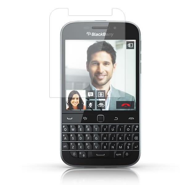 BlackBerry Classic 用 すべすべタッチの抗菌タイプ光沢バブルレス液晶保護フィルム ポスト投函送料無料｜mobilewin