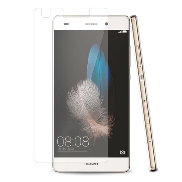 HUAWEI P8 lite 用 すべすべタッチの抗菌タイプ光沢バブルレス液晶保護フィルム  ポスト投函送料無料｜mobilewin