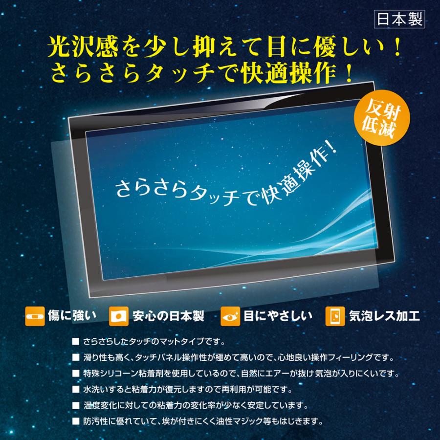 Panasonic ストラーダ CN-RA04D 用 マット(反射低減)タイプ 液晶保護フィルム ポスト投函は送料無料｜mobilewin｜05