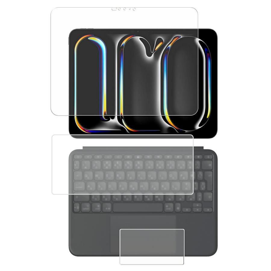 ipad 11世代　キーボード　保護シートセット iPad キーボード ケース Air11インチ(M3/M2) Pro11(M4) mini7/6