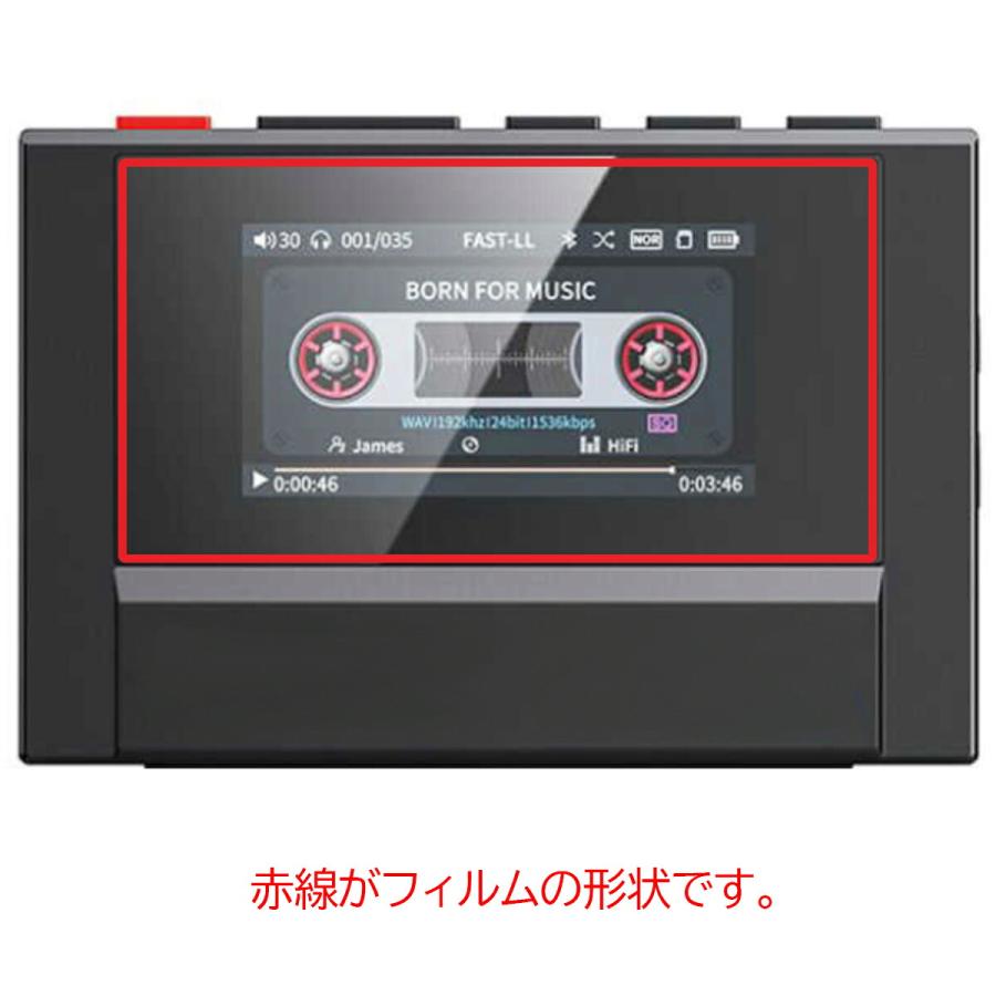 2枚セット FiiO Snowsky ECHO MINI 用 防指紋光沢 液晶保護フィルム