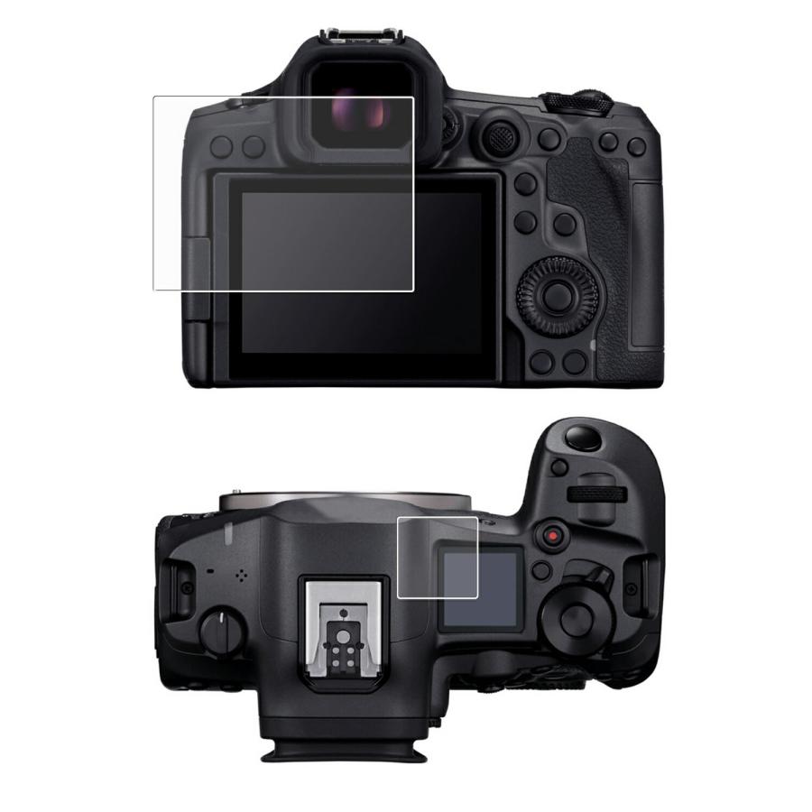 2枚セット Canon EOS R5 Mark II 用 安心の5大機能 衝撃吸収
