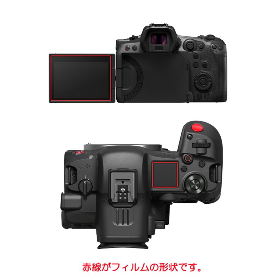 2枚セット Canon EOS R5 C 用 アンチグレア・ブルーライトカットタイプ