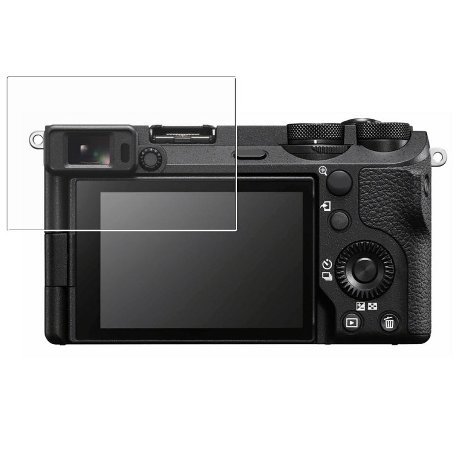 Sony α6700 ILCE-6700 用 防指紋 光沢 液晶保護フィルム ポスト投函は