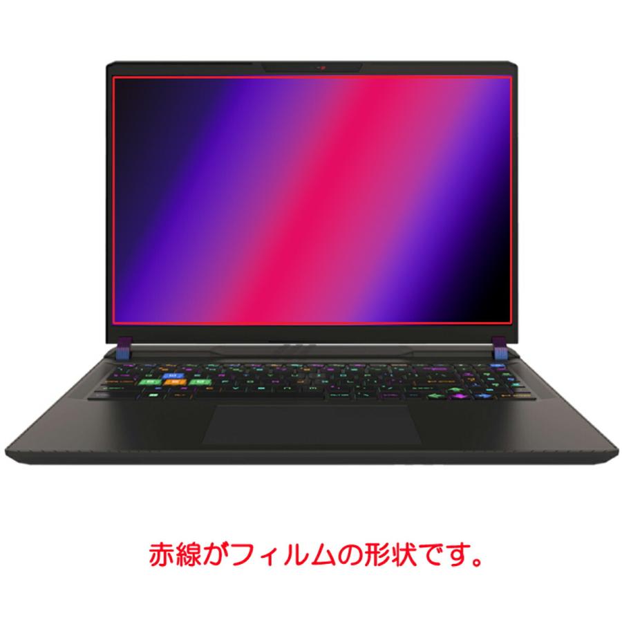 MSI Vector 16 HX A13V 2024年モデル 用 N40 高硬度9Hアンチグレアタイプ 液晶保護フィルム ポスト投函は送料無料｜mobilewin｜02