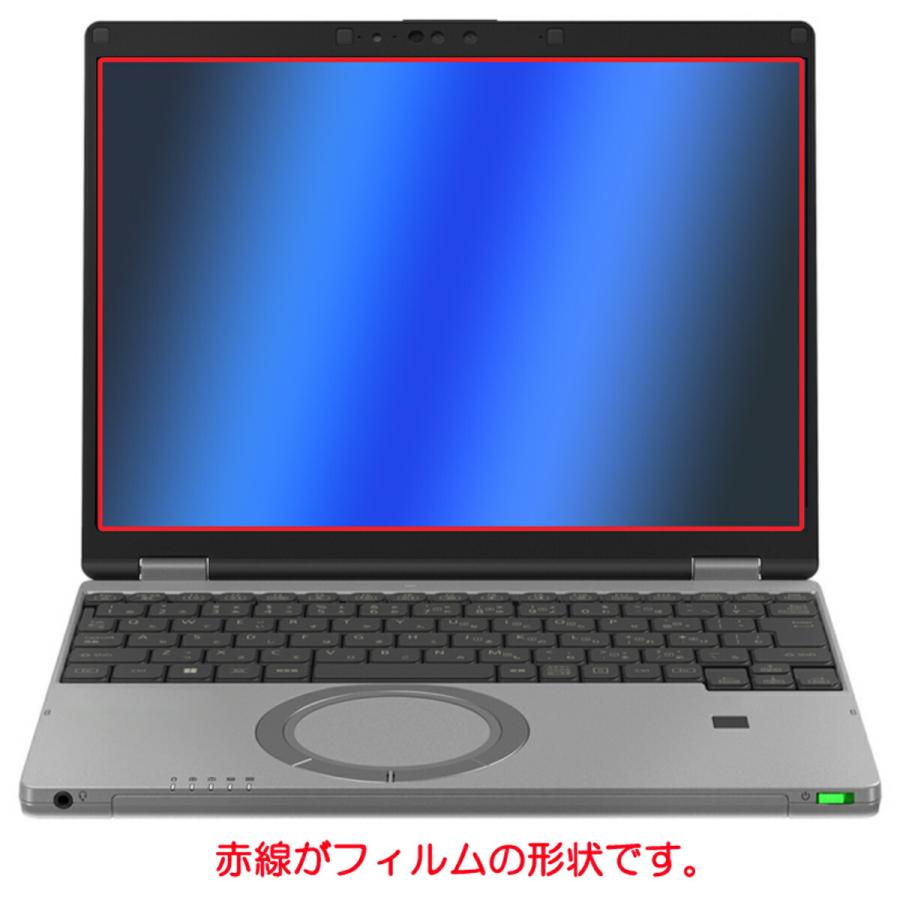 2枚セット Panasonic Let's note SR4 2025/24/23年モデル 用 10 4wayのぞき見防止 画面に貼る液晶保護フィルム ポスト投函は送料無料_1
