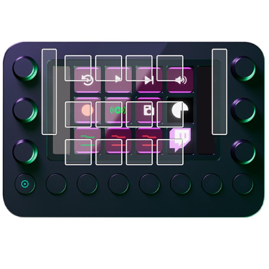 2枚セット Loupedeck Live 用 高硬度9H アンチグレアタイプ 液晶保護