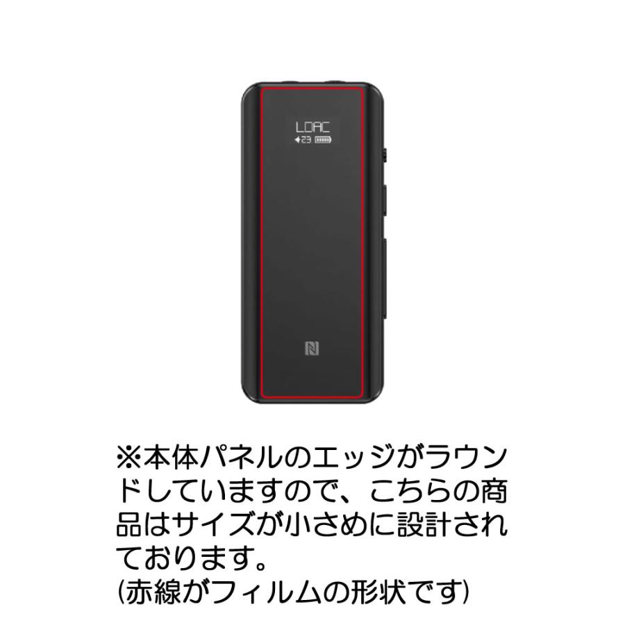 FIIO BTR5 用 すべすべタッチの抗菌タイプ光沢 液晶保護フィルム ポスト投函は送料無料｜mobilewin｜02