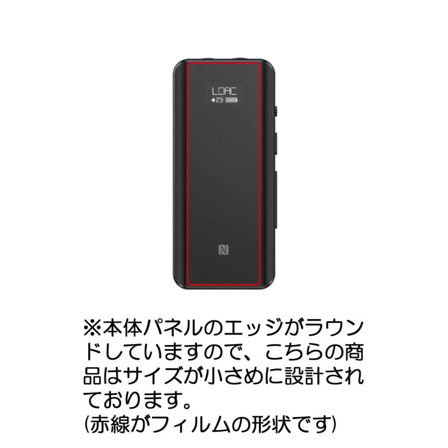 FIIO BTR5 用 マット 反射低減 液晶保護フィルム ポスト投函は送料無料｜mobilewin｜02