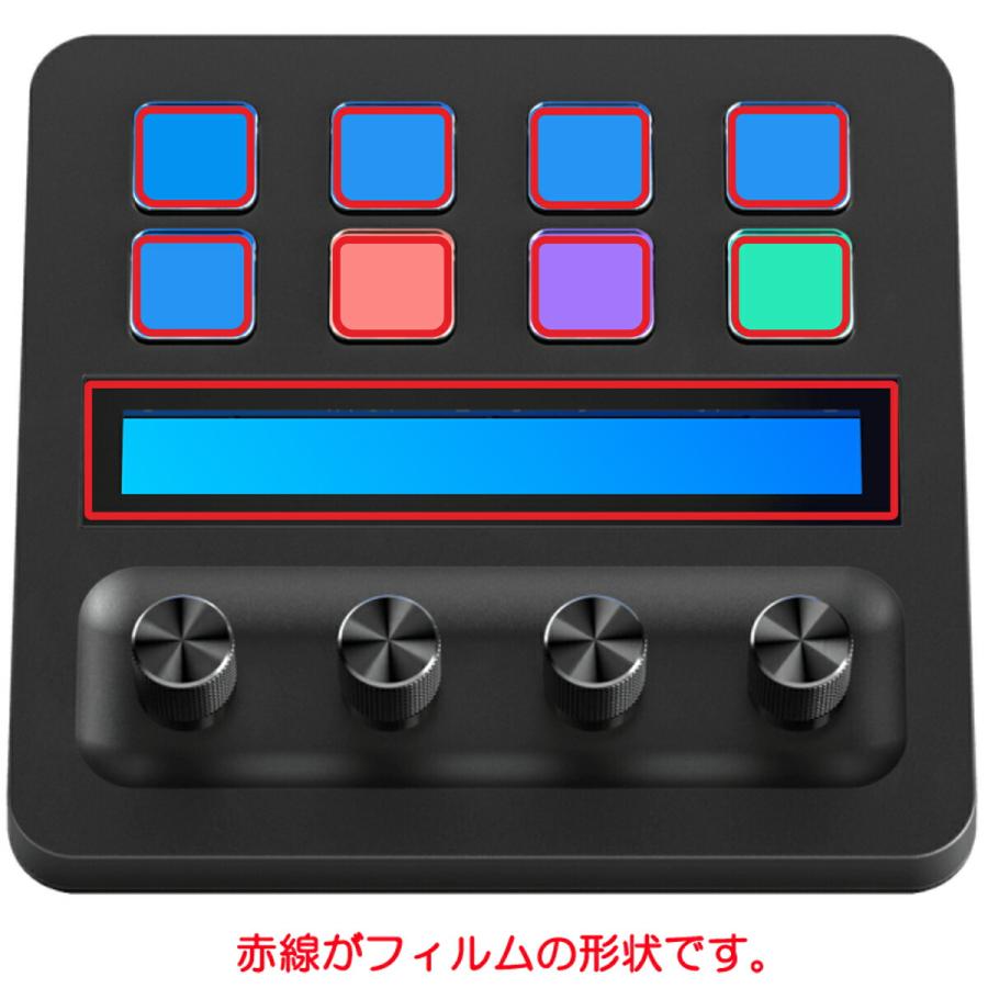 ELGATO Stream Deck + キー 用 マット(反射低減)タイプ 液晶保護