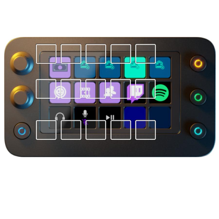 2枚セット Loupedeck live S 用 防指紋 光沢 液晶保護フィルム ポスト 