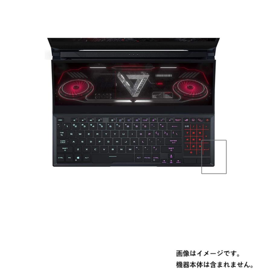 ASUS ROG Zephyrus Duo 15 SE GX551QS 2021年6月モデル 用 抗菌 抗ウイルス 防指紋 タッチパッド専用保護フィルム ポスト投函は送料無料｜mobilewin