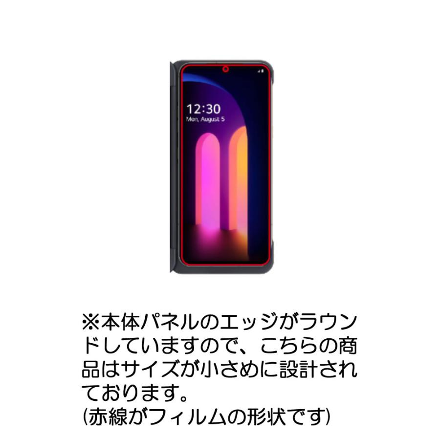 3枚組x2セット LG V60 ThinQ 5G 用 安心の5大機能 衝撃吸収 ブルーライトカット 液晶保護フィルム ポスト投函は送料無料｜mobilewin｜02