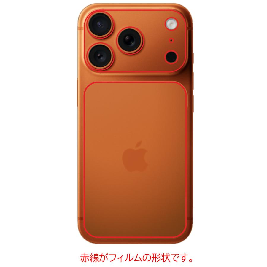 iPhone 17 Pro 用 カーボン調 背面保護フィルム ポスト投函は送料無料