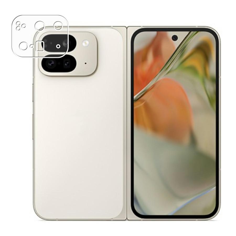2枚セット Google Pixel 9 Pro Fold カメラ周辺部 用 曲面対応 TPU