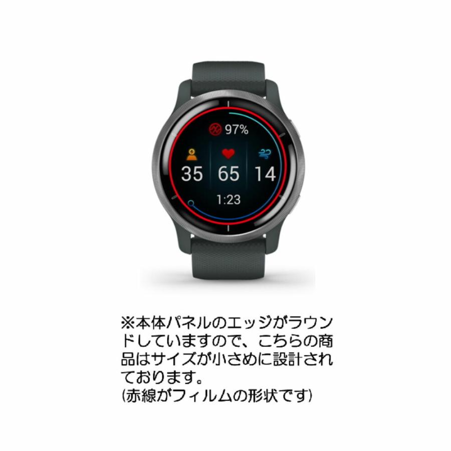 2枚セット Garmin VENU 2 用 高機能反射防止 液晶保護フィルム ポスト