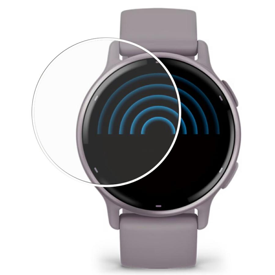 2枚セット GARMIN vivoactive 5 用 曲面対応 TPU 保護 フィルム 傷修復 