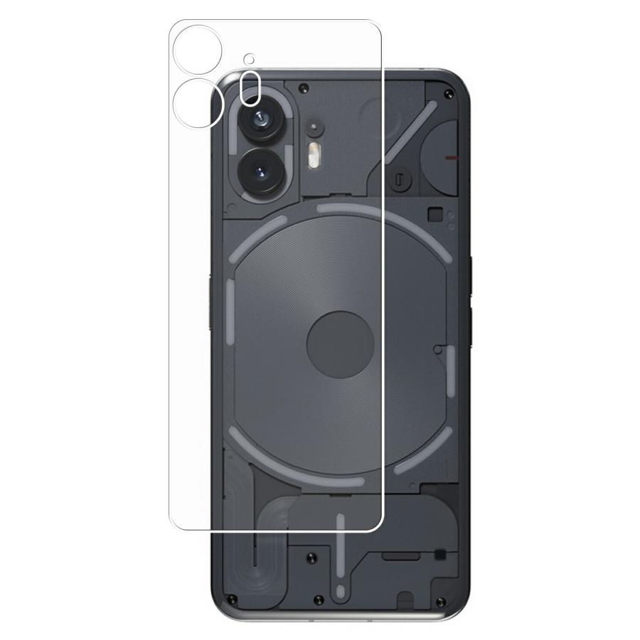 (美品)Nothing Phone (2) 12GB＋256GB 保護フィルム 2枚セット Nothing Phone (2) 用 防指紋光沢 背面保護フィルム ポスト