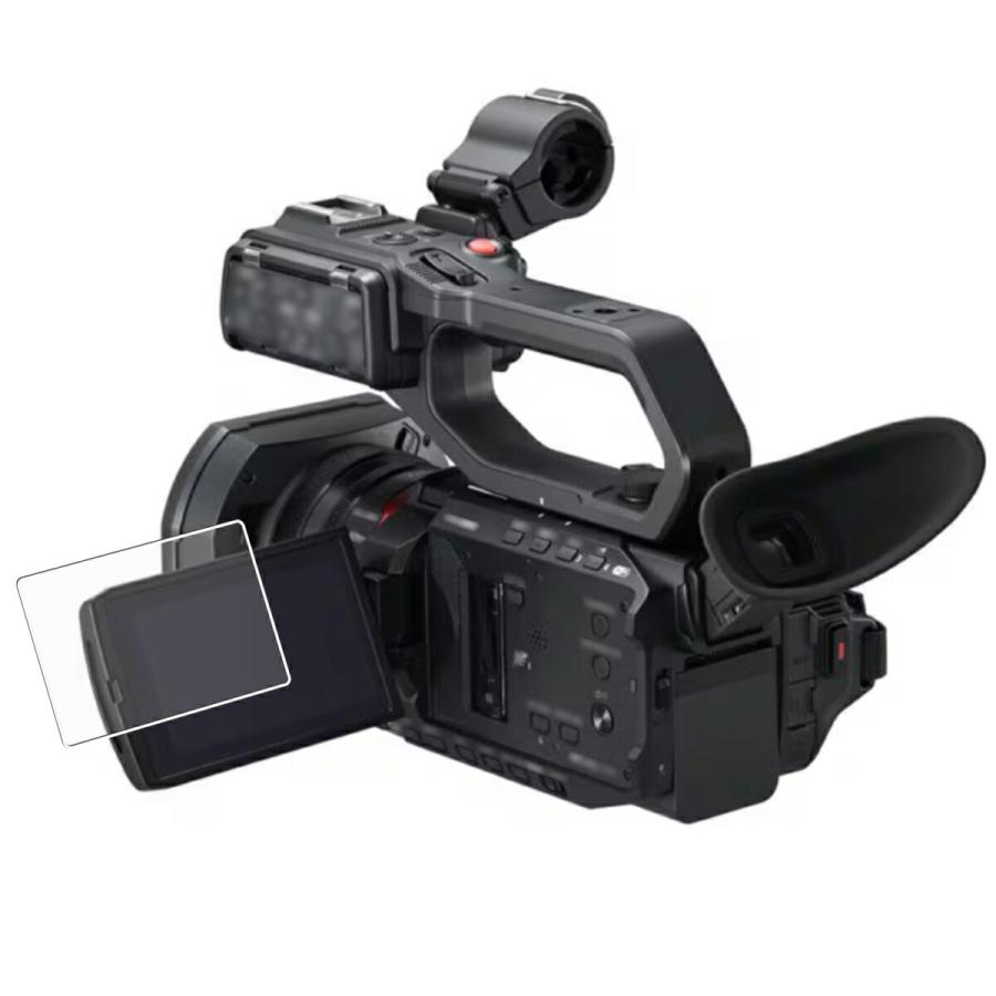2枚セット Panasonic HC-X2100 HC-X1600 用 反射防止 ノンフィラー
