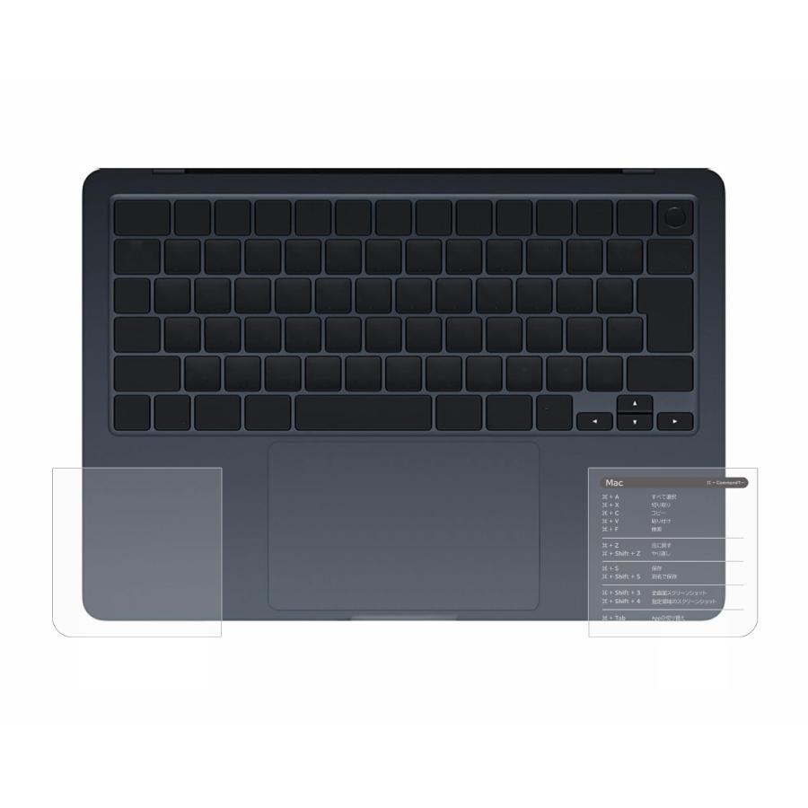 MacBook Air 13.6 2024 M3 / 2022 M2 用 マット(反射低減)タイプ