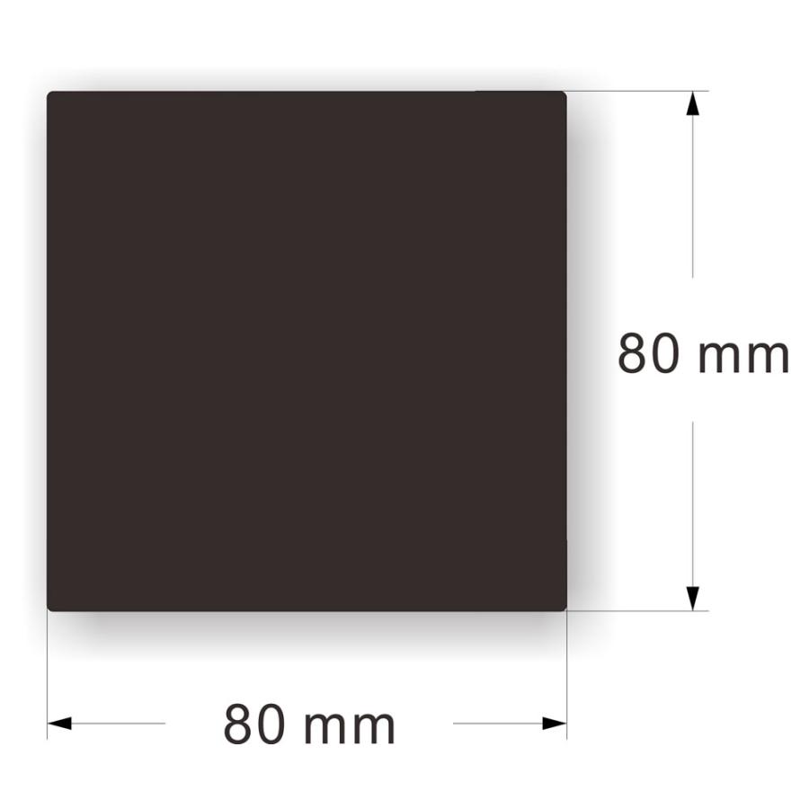 【2枚セット】【 アルコール消毒をお願い致します 】 サイン シール ステッカー ユポ素材 80mm x 80mm ※厚み0.08mm [ブラック/文字 ピクト ホワイト]｜mobilewin｜02