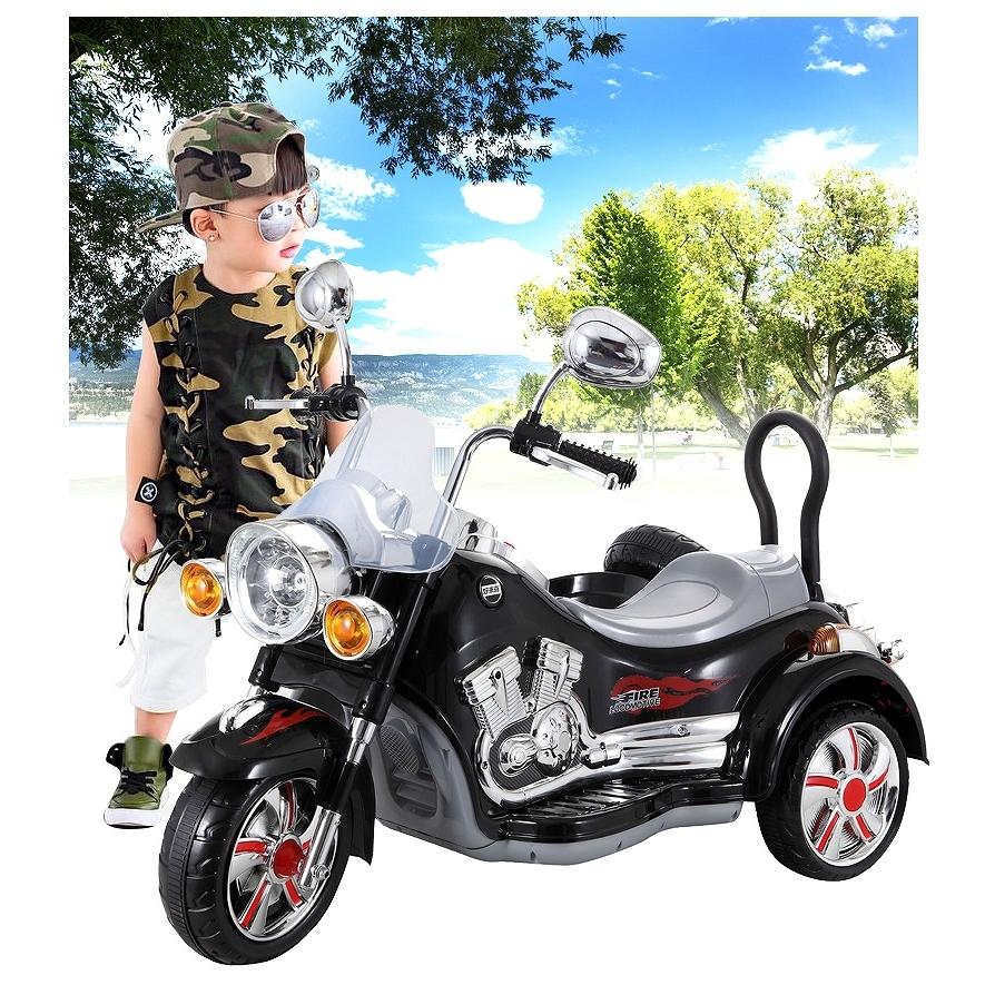 乗用玩具 電動乗用玩具 アメリカン バイク サイドカー 2人乗り 簡単操作可能な電動カー 電動乗用玩具 子供が乗れる 電動乗用玩具