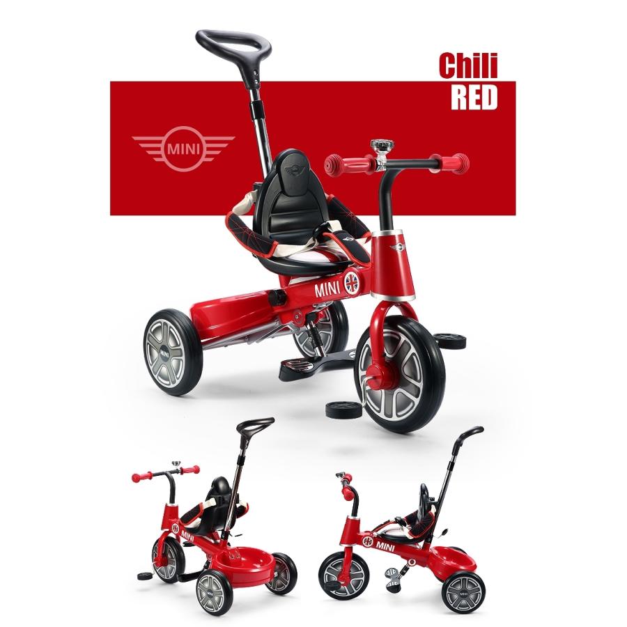 三輪車 MINI ミニ 舵取り三輪車 折りたたみ三輪車 手押し車 手押し棒 