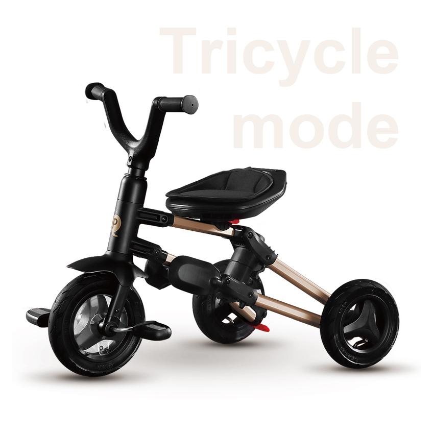 限定ゴールド×ブラック 三輪車 折りたたみ かじとり ペダル 限定ゴールド×ブラック 三輪車 折りたたみ かじとり ペダル