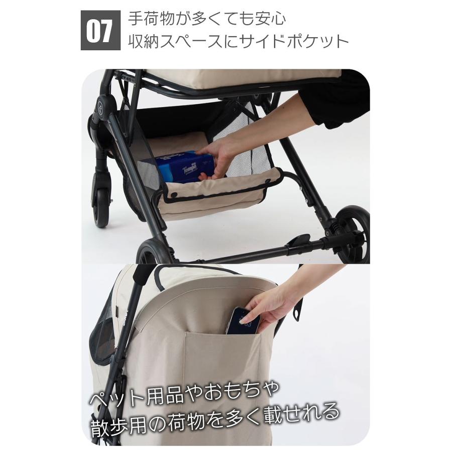 軽量 ペットカート 小型 中型 犬 4輪カート ペット キャリー 犬用