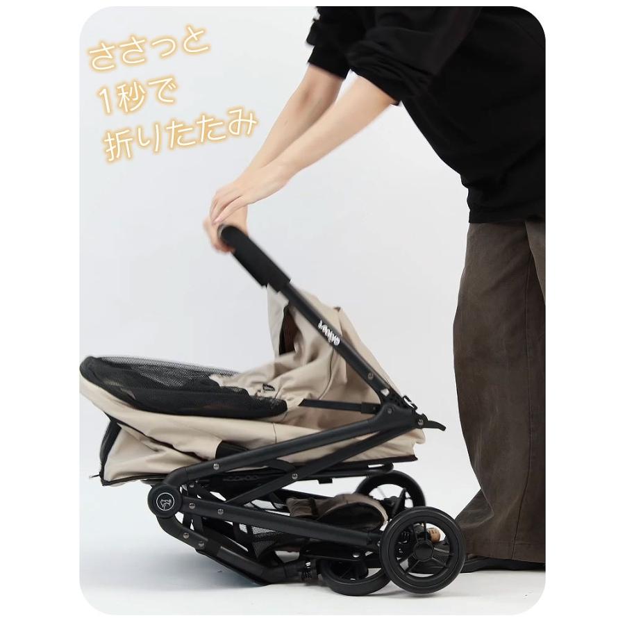 軽量 ペットカート 小型 中型 犬 4輪カート ペット キャリー 犬用